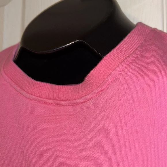 Pink Crew Neck Short Sleeve Pullover - Picture 7 of 15